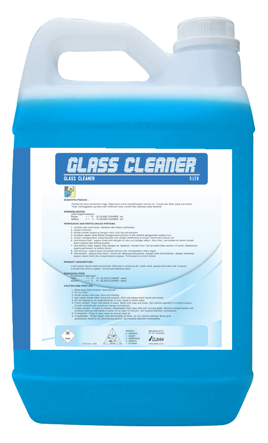 GLASS CLEANER GLASS CLEANER